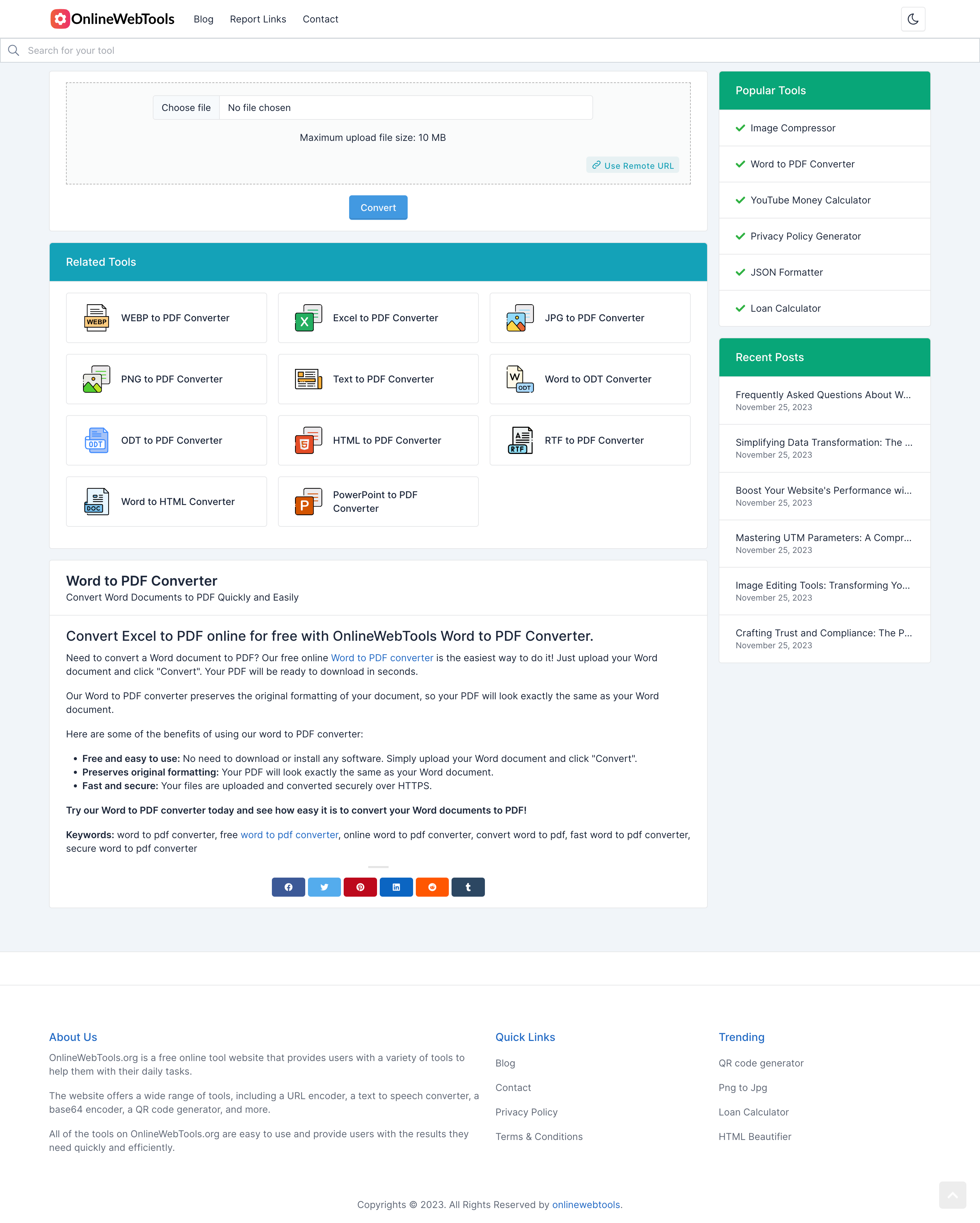 En lignewebtools media 2