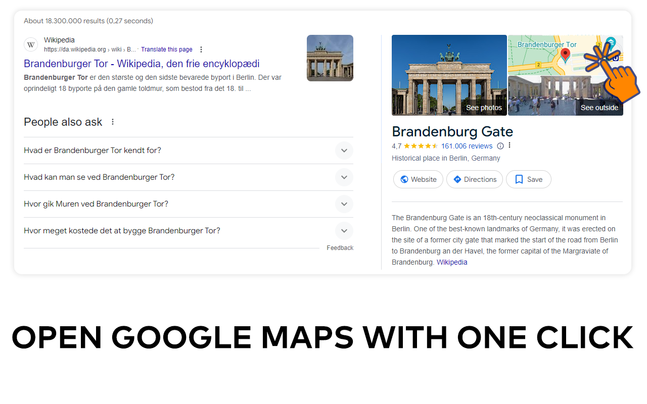 Clickable Google Maps media 1