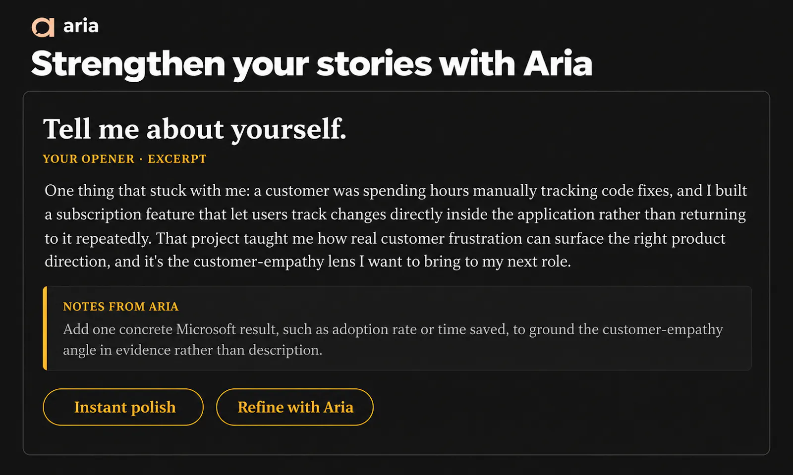Aria screenshot 4