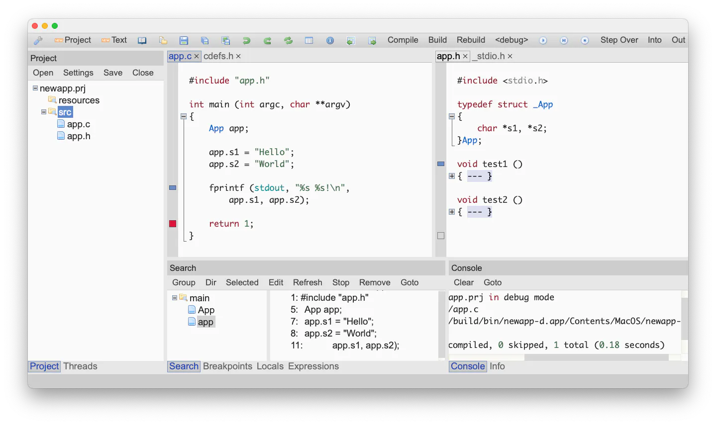 C/C++ IDE, File Manager/Text Editor gallery image