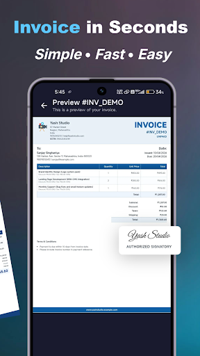 Easy Invoice Maker - No watermark  gallery image
