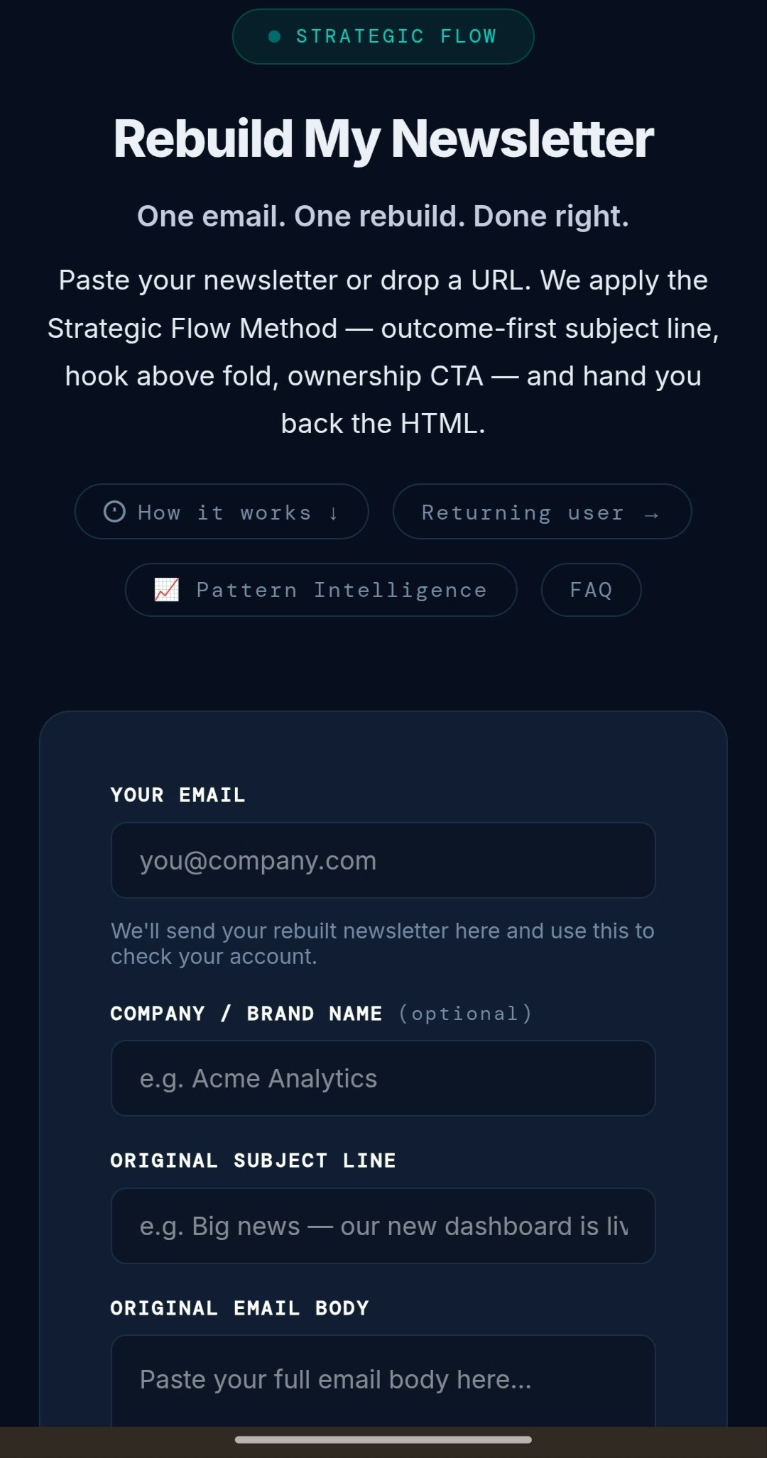 Strategic Flow Audit App gallery image
