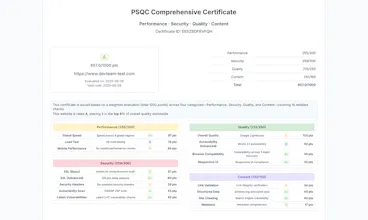 Web PSQC – All-in-One Web Audit gallery image