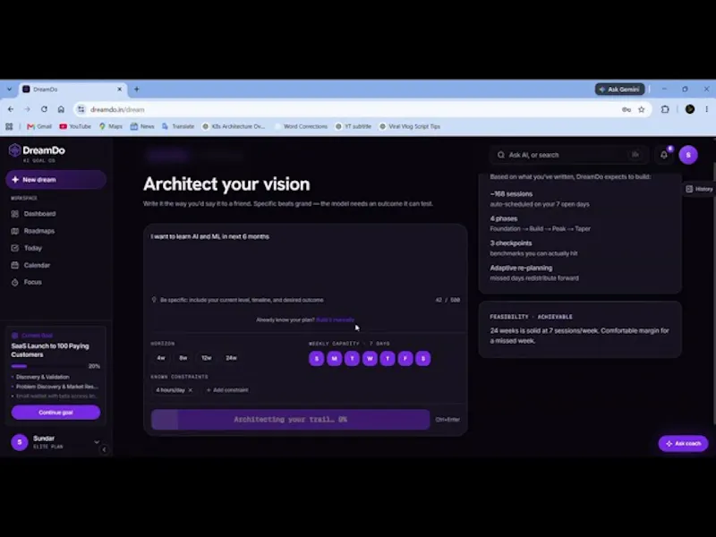 DreamDo screenshot 1 (video preview)