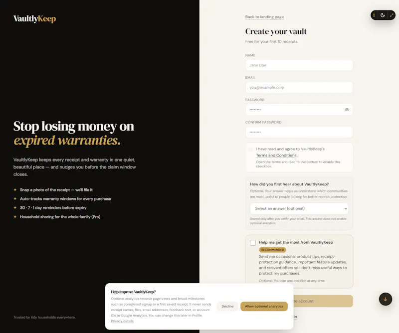 VaultlyKeep screenshot 5