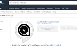 Audio Dashboards Podcast Skill for Alexa media 3