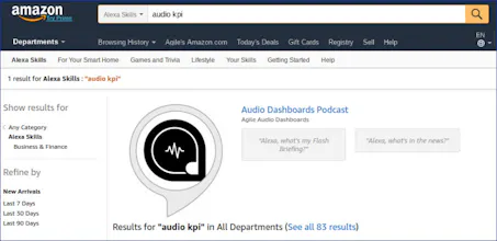 Audio Dashboards Podcast Skill for Alexa gallery image