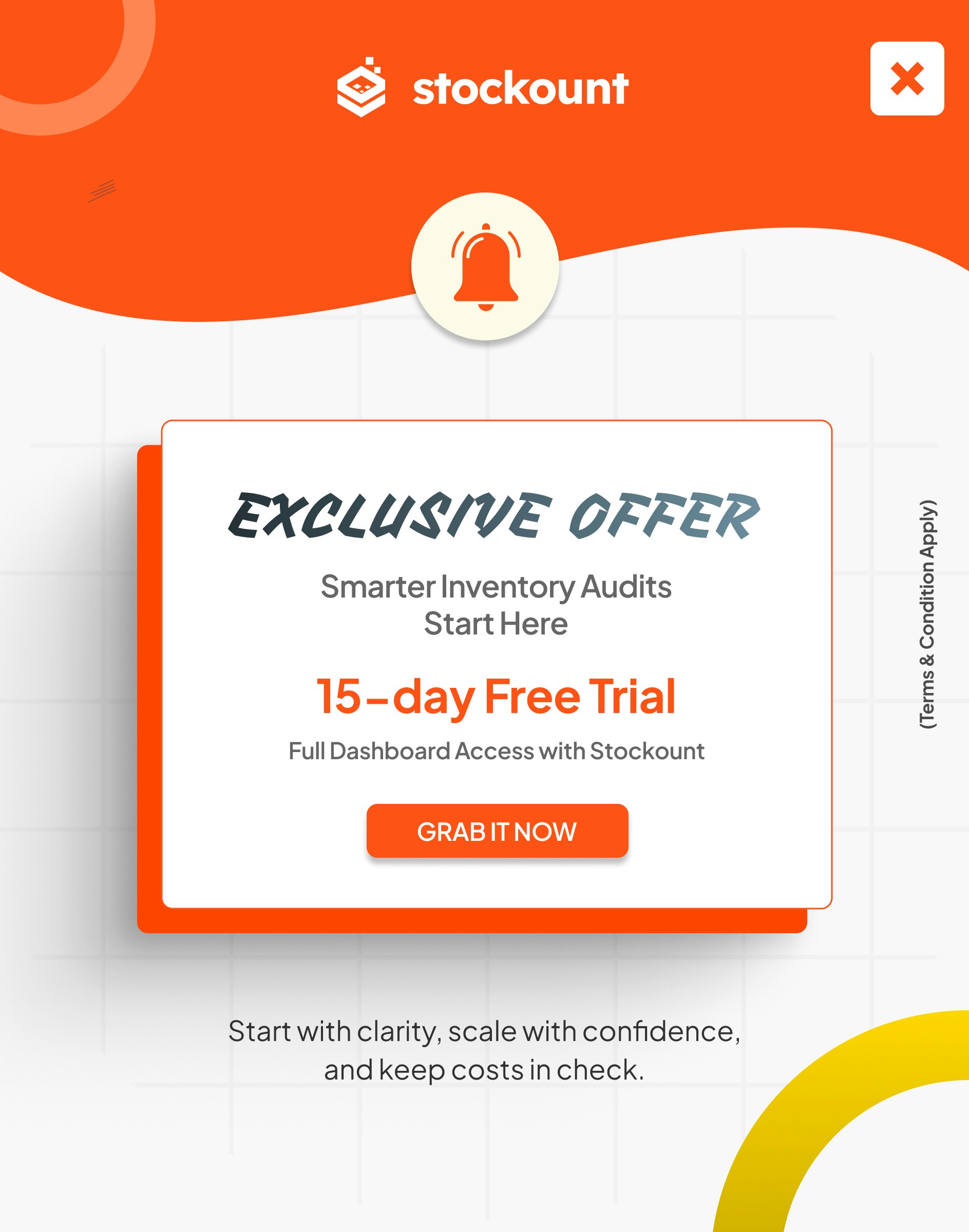 Mídia 9 de Software de auditoria de inventário - teste gratuito - Audite mais inteligente.Economize tempo.Comece livre hoje.
