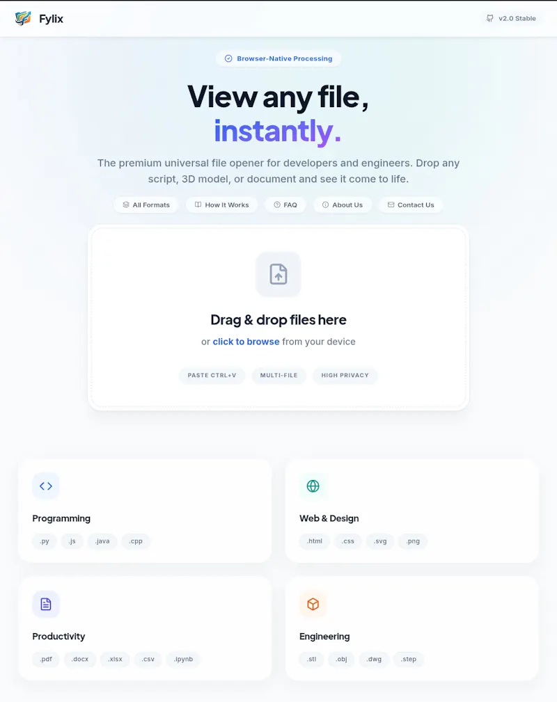 Fylix-Universal File Viewer  screenshot 3