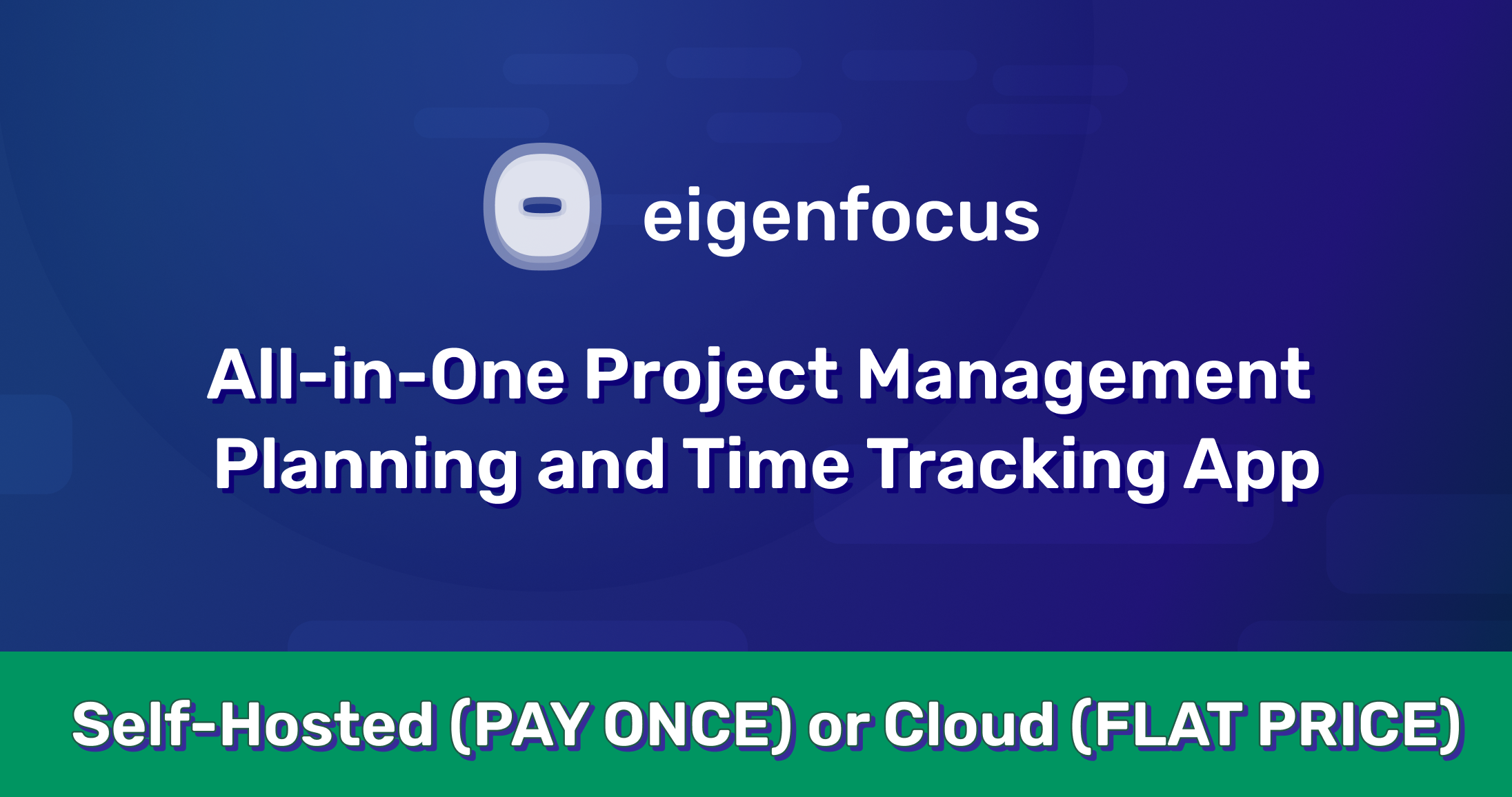 Media Eigenfocus - Pengurusan Projek & Penjejakan Masa - Host sendiri atau awan 7