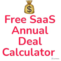 SaaS Annual Deal Calculator