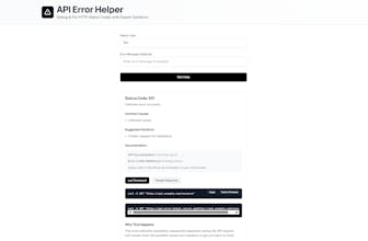 API Error Helper gallery image