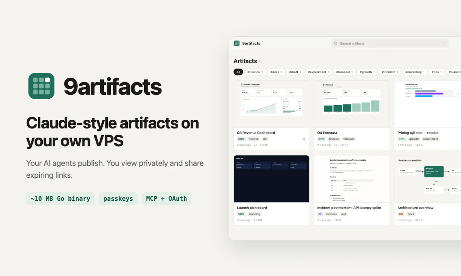 9artifacts screenshot 1
