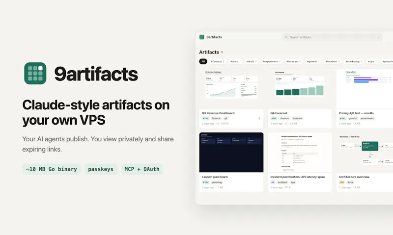 9artifacts screenshot 1