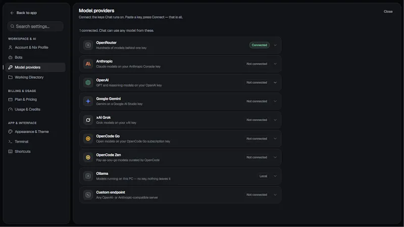 Nix Agents screenshot 4