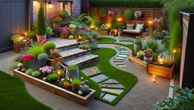 ai yard landscape design gallery image