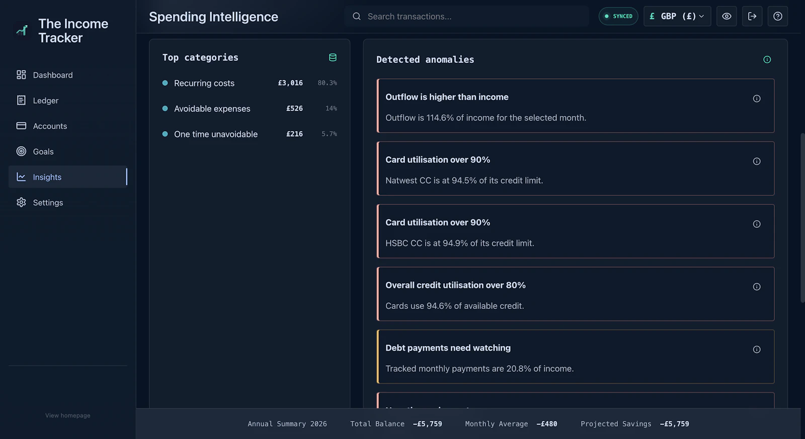 The Income Tracker screenshot 6