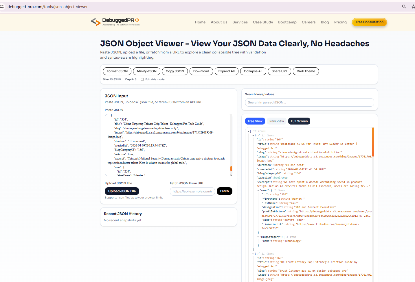 JSON Object Viewer - Debugged Pro gallery image