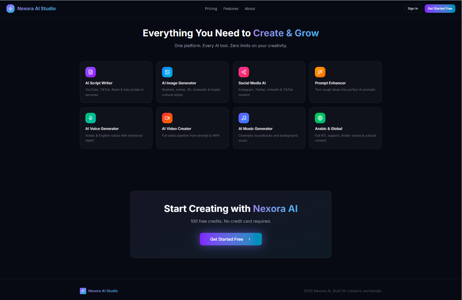 Nexora AI Studio gallery image
