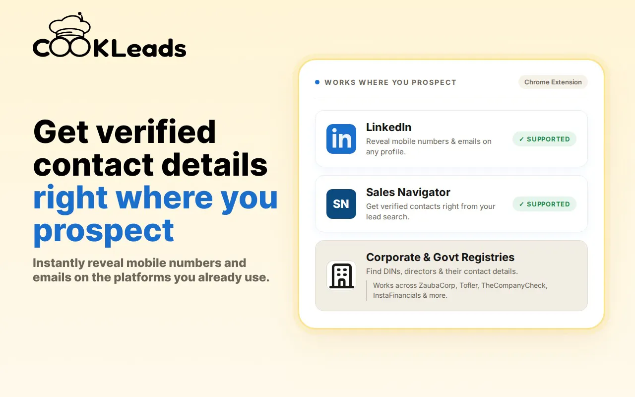 CookLeads gallery image