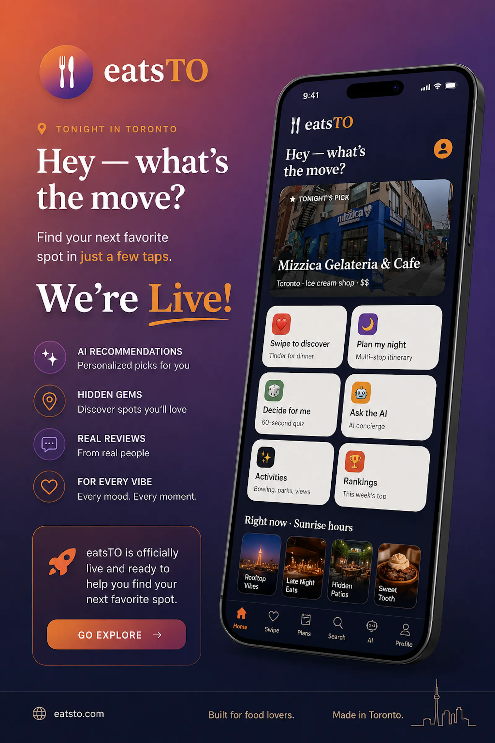 eatsTO — What's the move tonight? screenshot 3