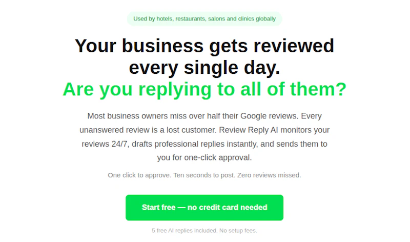 review reply  screenshot 1