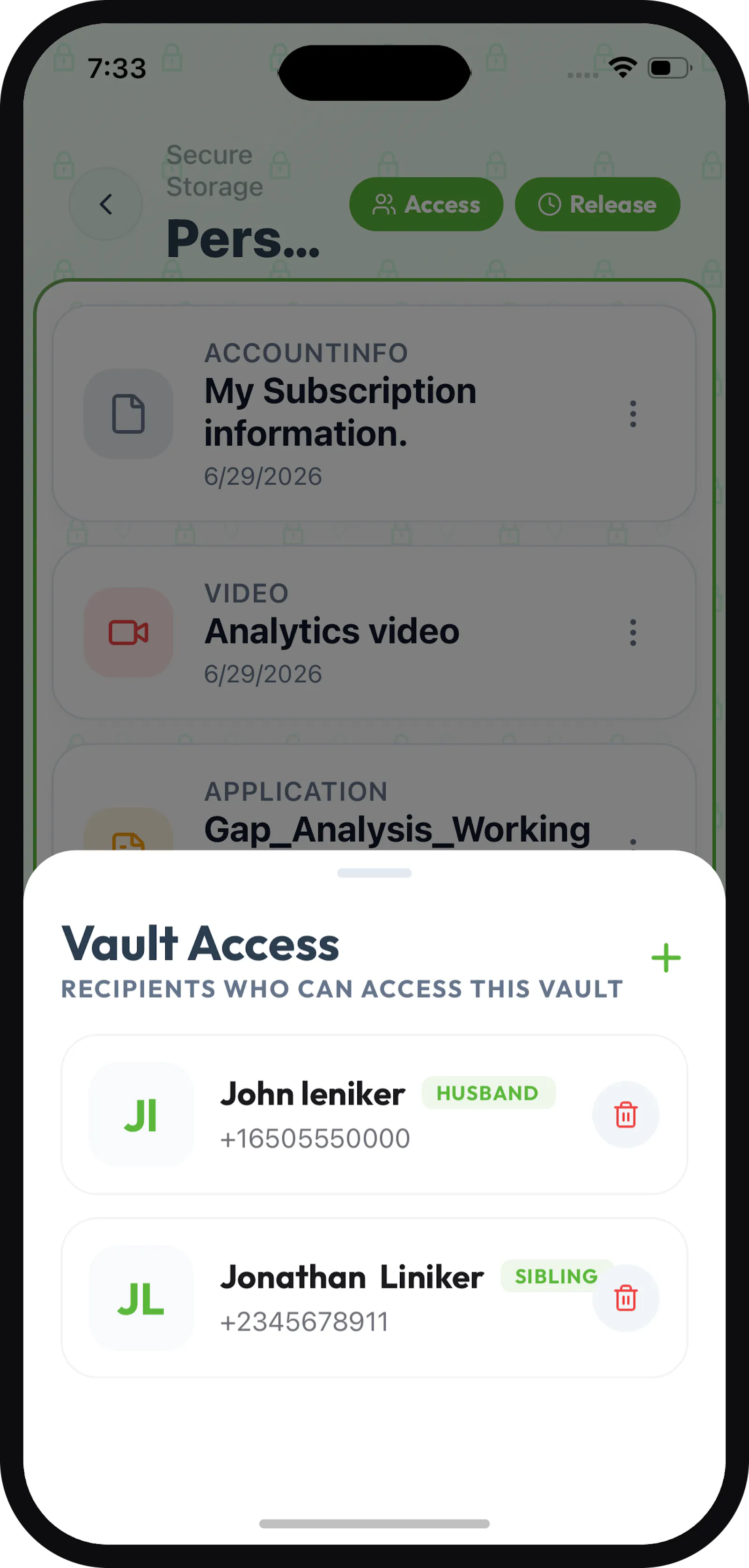 EverLife Key — Secure Selective Sharing screenshot 8