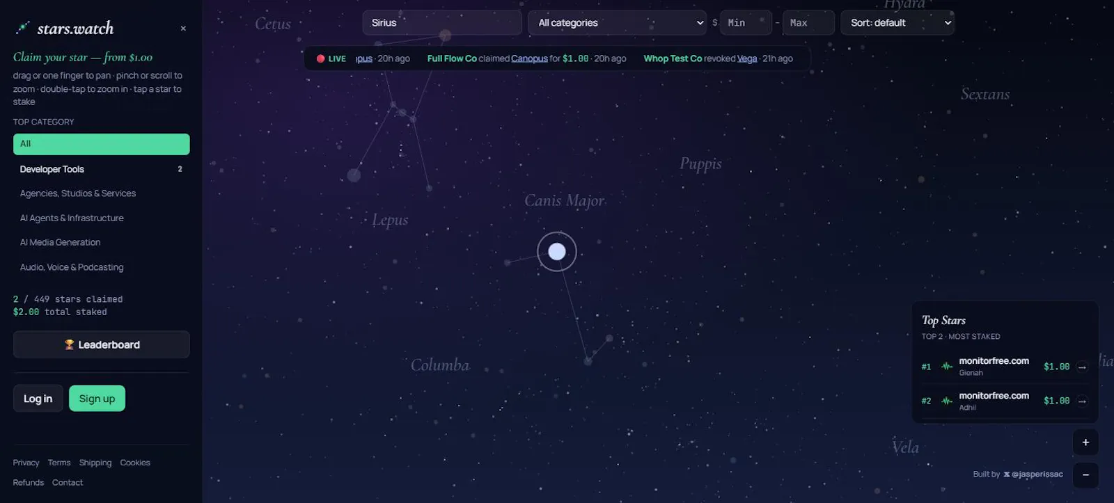 stars.watch screenshot 1
