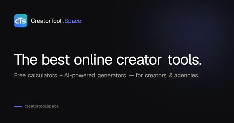 CreatorToolSpace screenshot 1