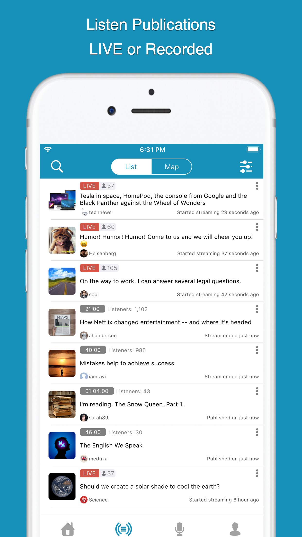 Deelex: LIVE audio talks gallery image