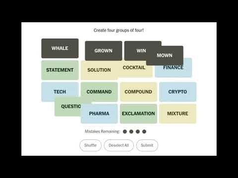 NYT Connections Highlighter gallery image