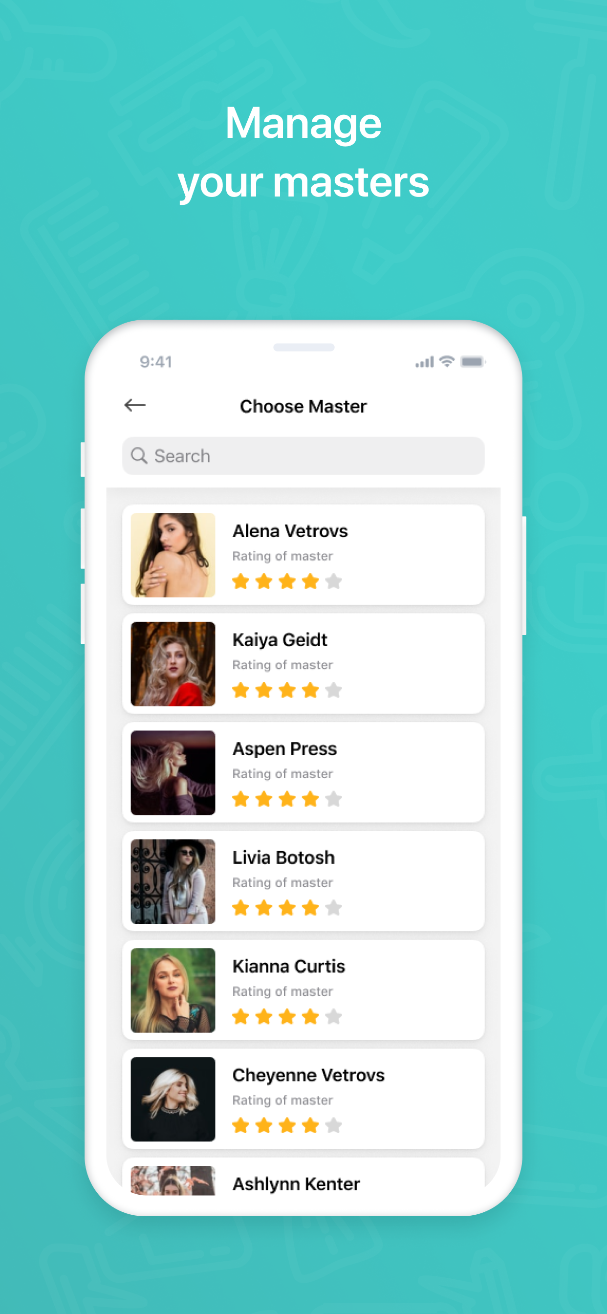 Barbershop software set gallery image