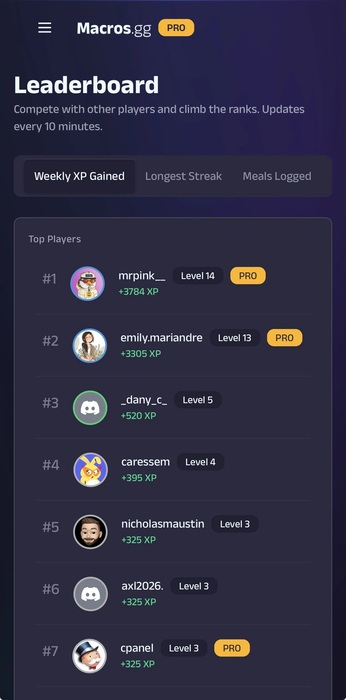 Macros.gg screenshot 3