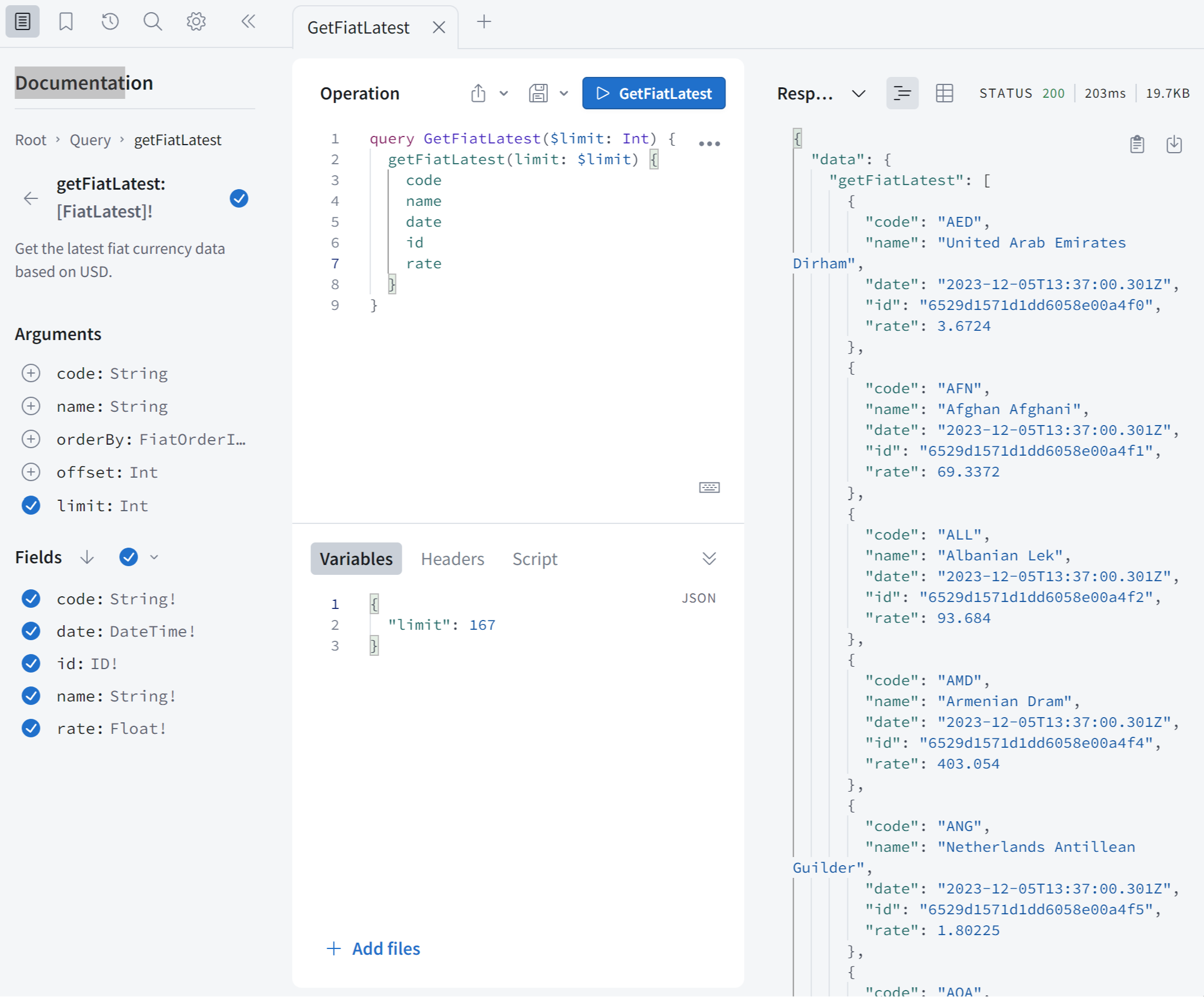 وسائط Fygraph - API GraphQL في الوقت الفعلي لعملات التشفير والفيات. 2