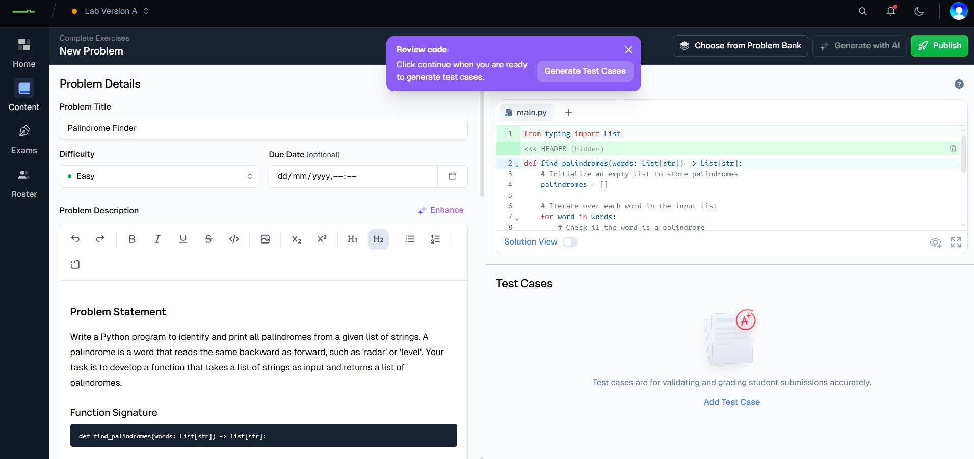Edugator: AI supported coding education gallery image