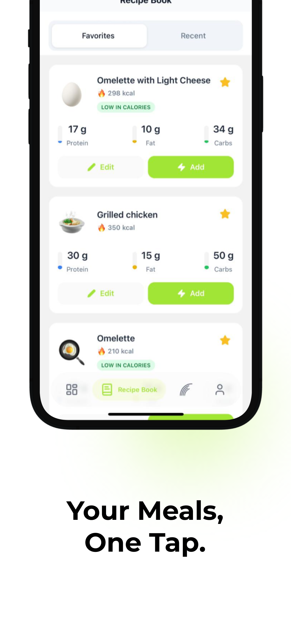 Foodiary: the no-BS calorie tracker gallery image