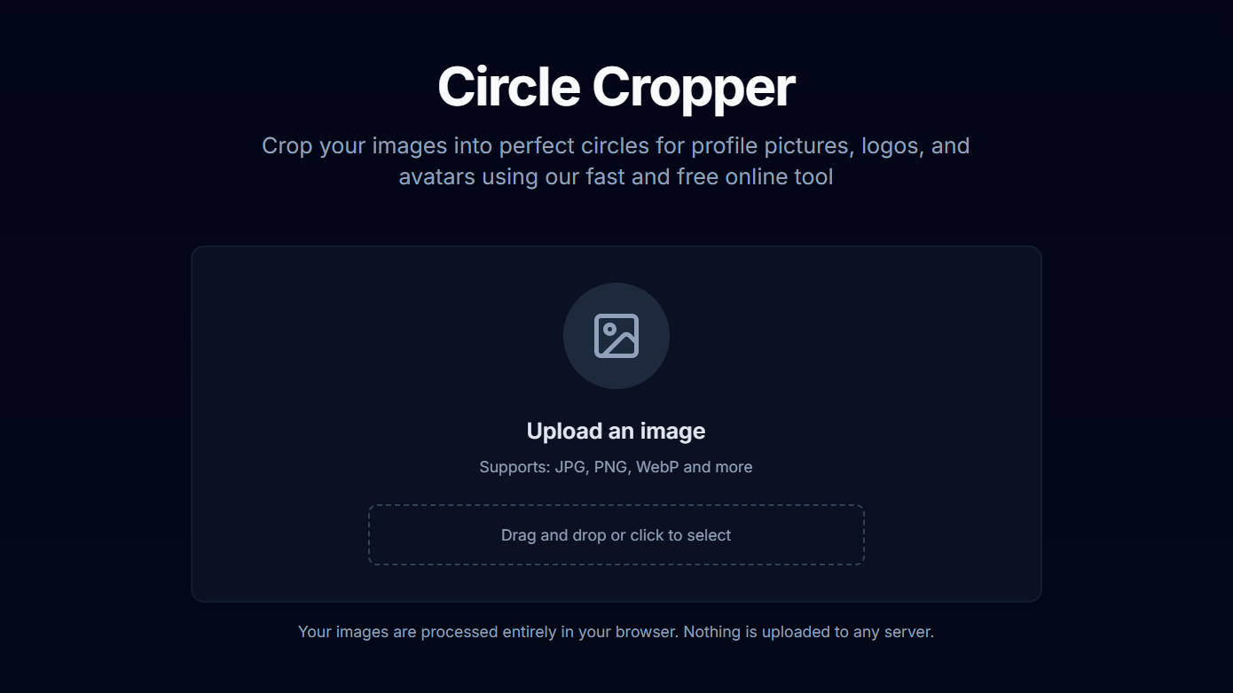 Circle Cropper - Free online circle image crop tool media 1
