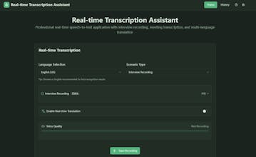 Realtime Transcribe Assistant | 实时转写助手 gallery image