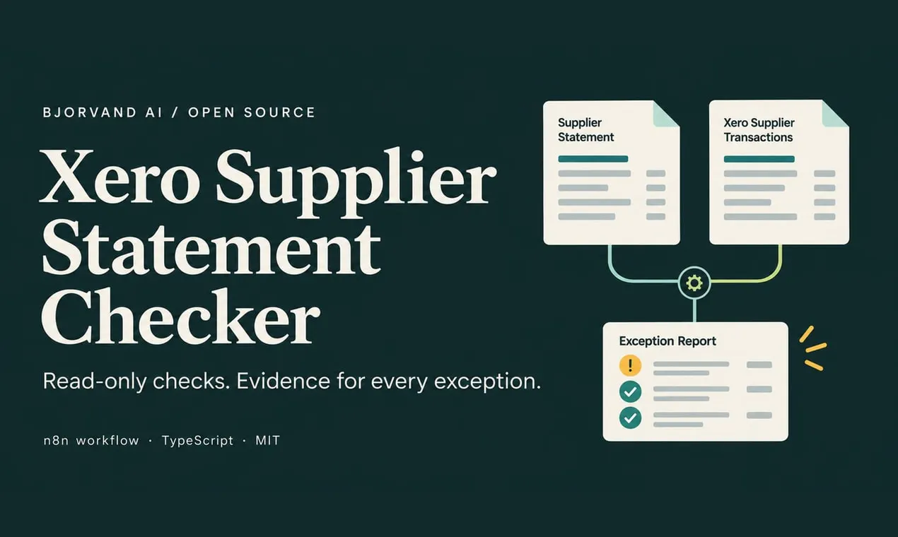 Xero Supplier Statement Checker gallery image