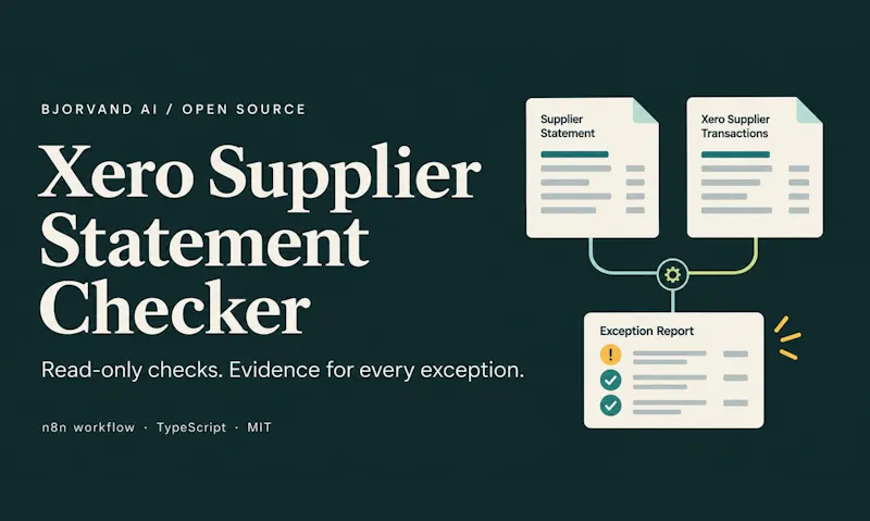 Xero Supplier Statement Checker screenshot 2