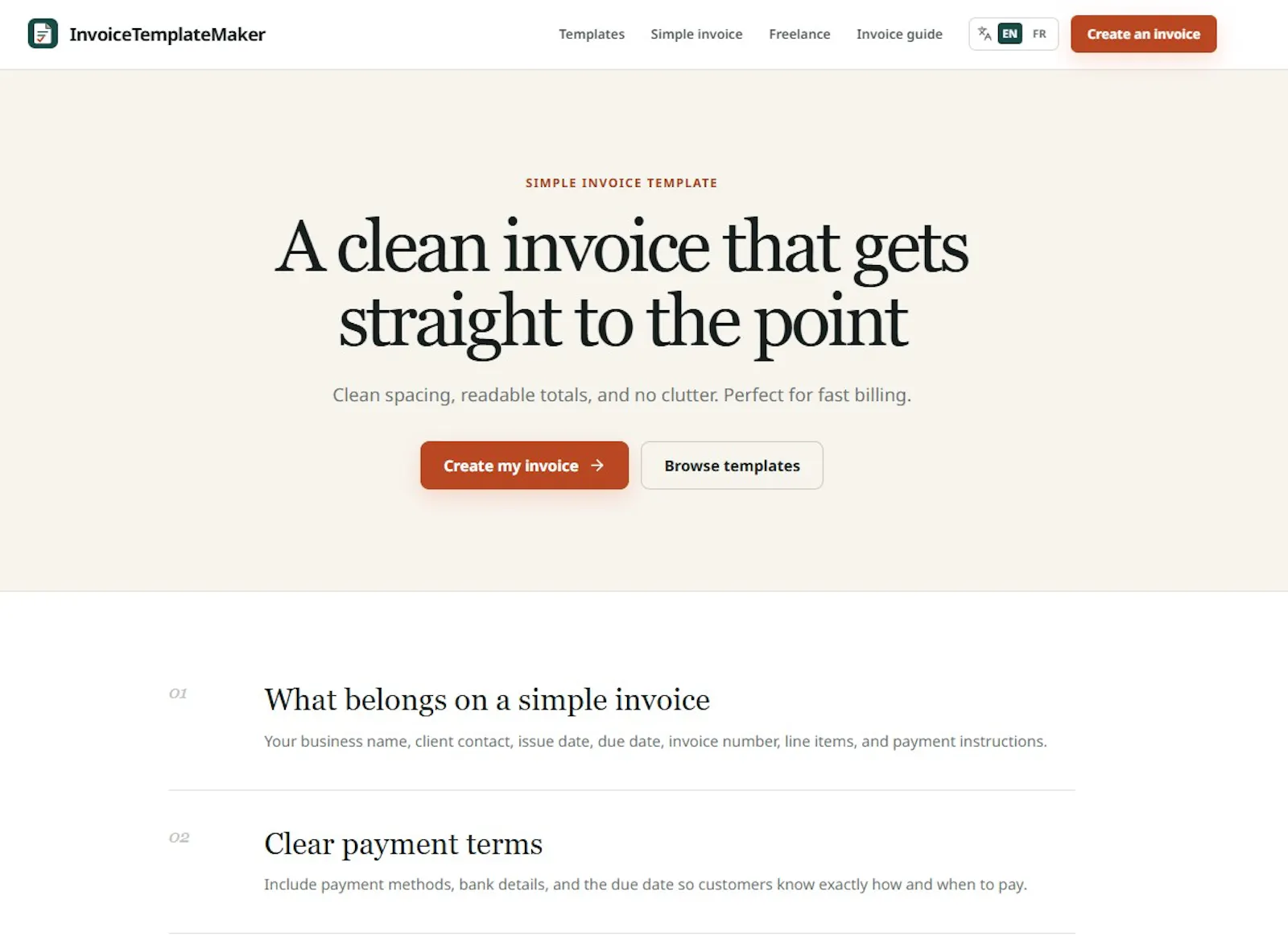 Invoice Template Maker screenshot 2
