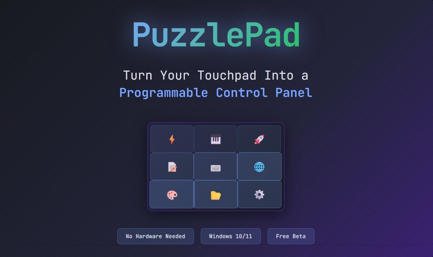 Média PuzzlePad - Transformez le pavé tactile de votre ordinateur portable en un panneau de commande programmable 2