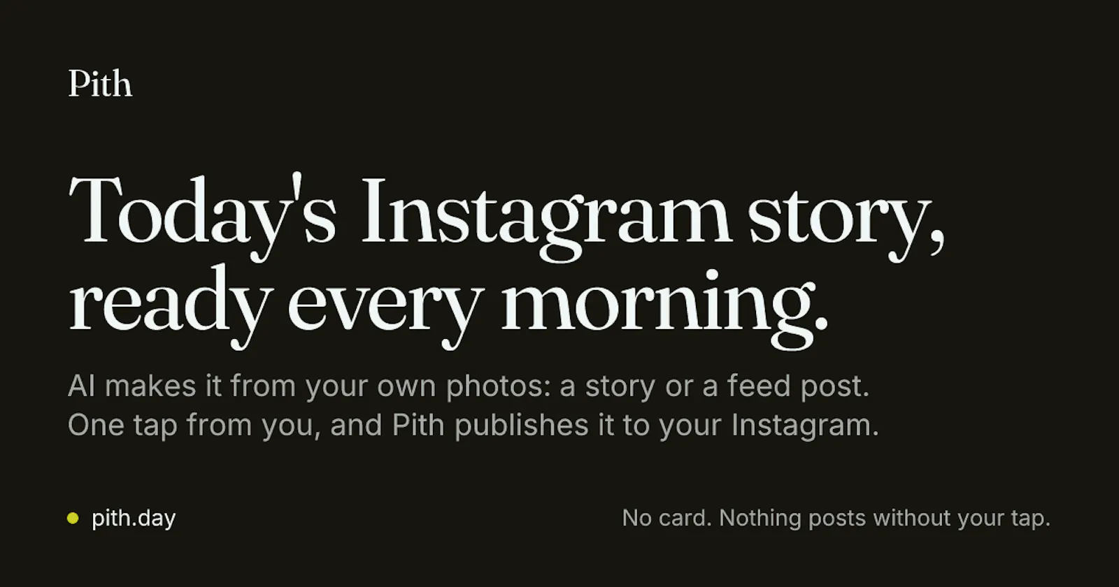 Pith screenshot 1