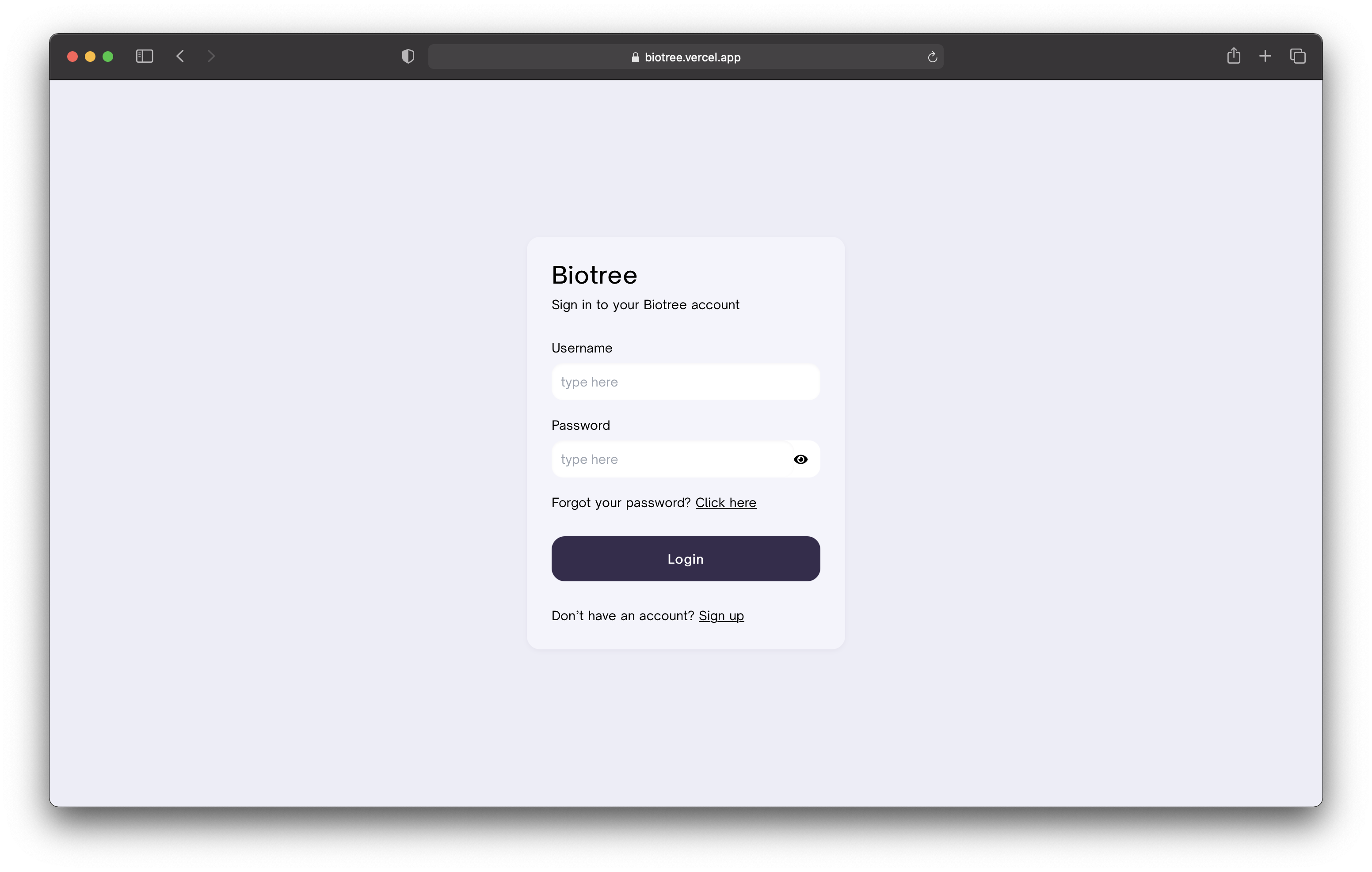 Biotree gallery image
