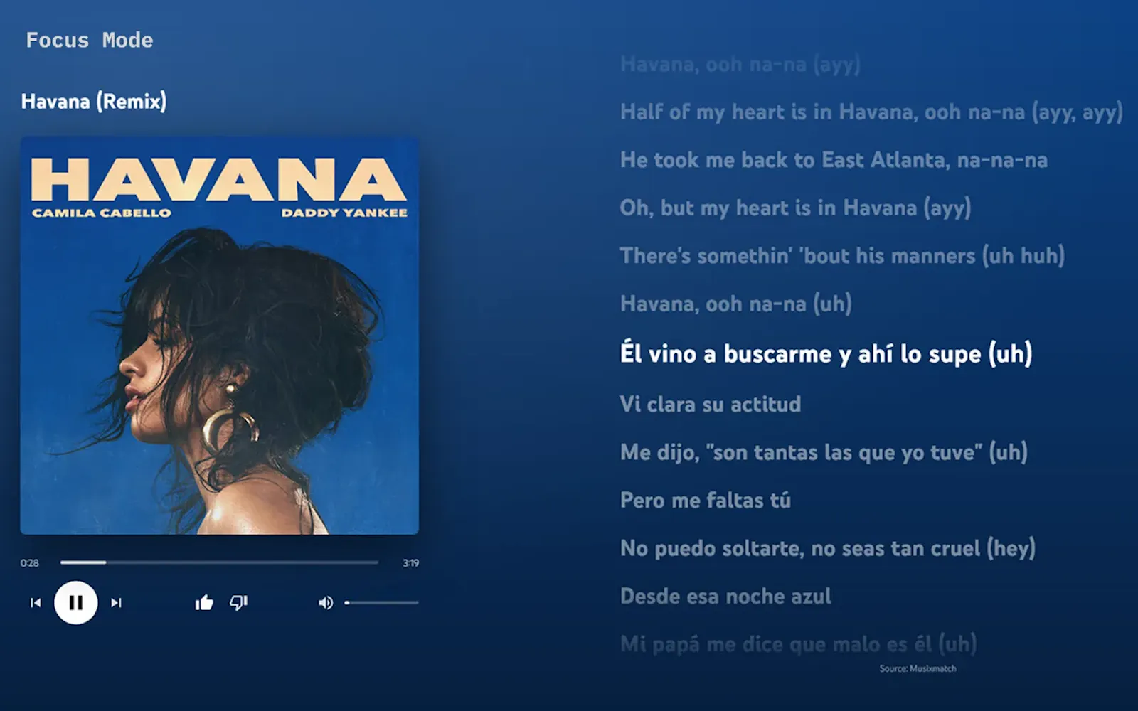 Verso: Synced Lyrics & Focus for YTMusic screenshot 2