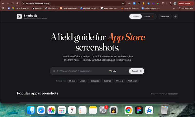 Shotbook screenshot 2