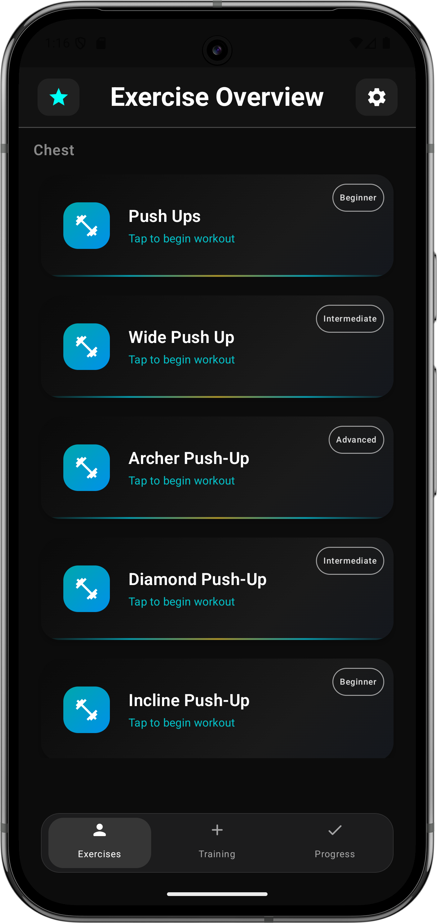 Média Owngravity - Calisthénie - Application de calsthénics simple et efficace. 1