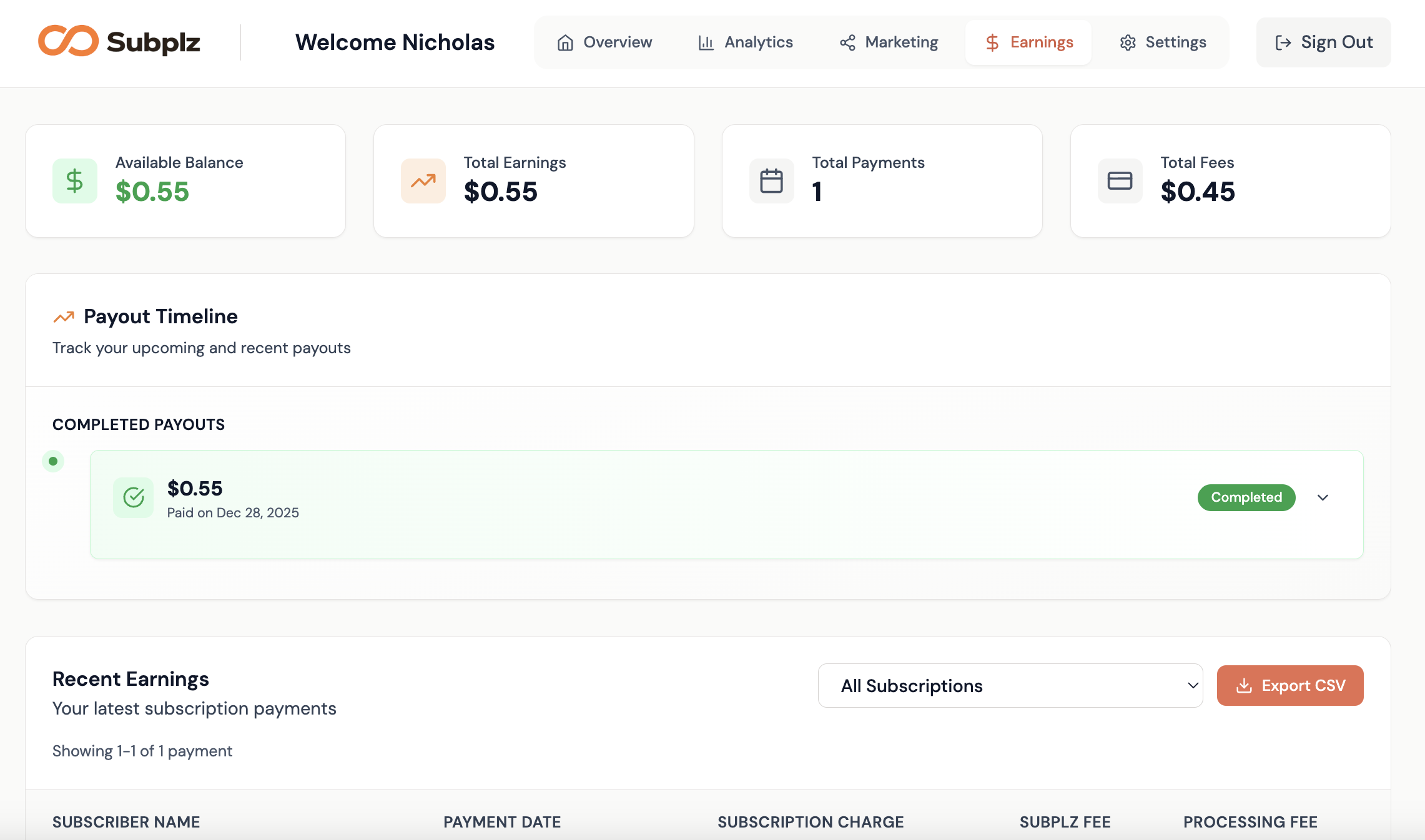 Subplz - Screenshot 5 showing product features and functionality