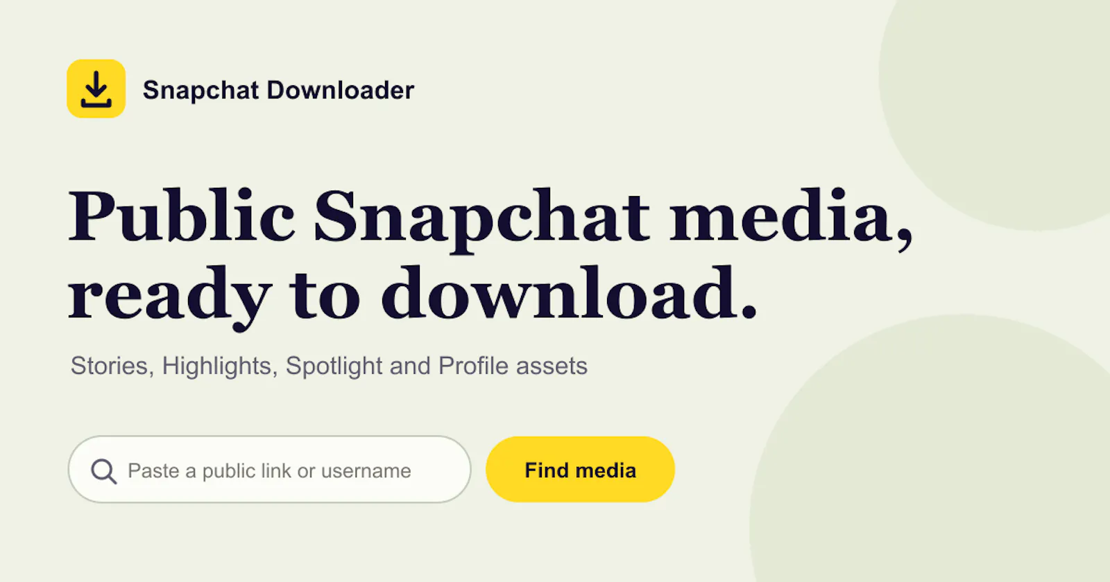 Snapchat Downloader screenshot 1