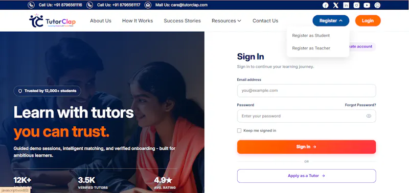 Tutor Clap screenshot 2
